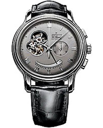 Zenith Chronomaster XXT Open (Steel / Cobalt Guilloche / Leather) 03.1260.4021/76.C505