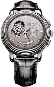 Zenith Chronomaster XXT Open (Steel / Grey / Leather) 03.1260.4021/73.c505