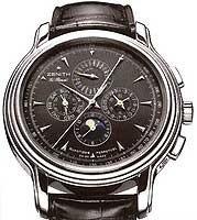 Zenith Chronomaster XXT Quantieme Perpetual (WG / Black / Leather) 65.1260.4003/21.c505