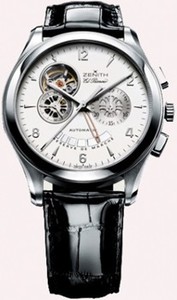 Zenith Class Open El Primero (SS/Silver/Leather) 03.0510.4021/01.C492