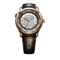 Zenith Class Traveller Elite Multicity (RG/Silver Guilloche/Leather) 18.0520.687/01.C679