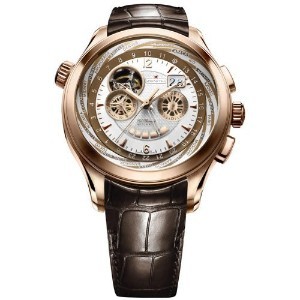 Zenith Class Traveller Open Multicity (RG/Silver Guilloche/Leather) 18.0520.4037/02.C661
