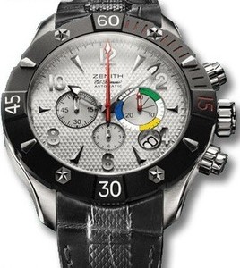 Zenith Defy Classic Chrono Aero (SS / Silver / Leather) 03.0526.4000/01.C648