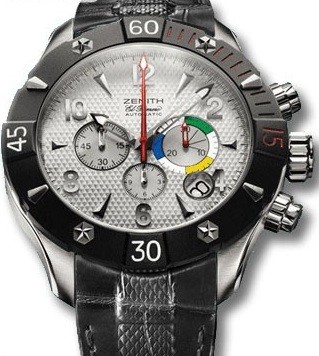 Zenith Defy Classic Chrono Aero (SS / Silver / Leather) 03.0526.4000/01.C648