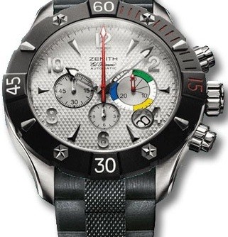 Zenith Defy Classic Chrono Aero (SS / Silver / Rubber) 03.0526.4000/01.R642