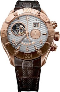 Zenith Defy Classic Gold Open (RG / Silver / Leather