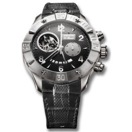 Zenith Defy Classic Open (SS / Black / Leather) 03.0526.4021/21.C648