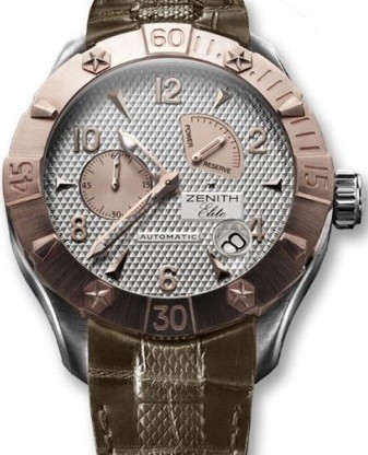Zenith Defy Classic Power Reserve (RG-SS / Silver / Leather) 86.0516.685/01.C649