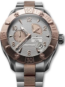 Zenith Defy Classic Power Reserve (RG-SS / Silver / Rubber) 86.0516.685/01.M517