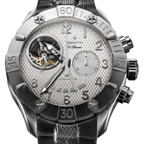 Zenith Defy Classic T Open (SS / Silver / Leather) 03.0516.4021/01.C648