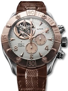 Zenith Defy Classic Tourbillon (RG-SS / Silver / Leather) 86.0526.4035/01.C649