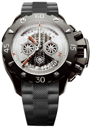 Zenith Defy Xtreme Chrono Black (Black Titanium/Silver/Rubber) 96.0525.4000/21.R642