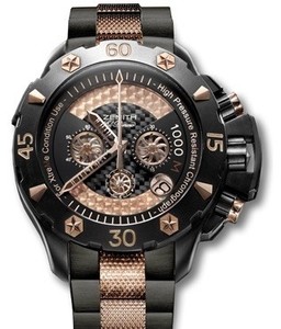 Zenith Defy Xtreme Chronograph (RG-Black Ti / Black / RG-Black Ti) 96.0528.4000/21.M528