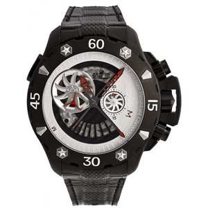 Zenith Defy Xtreme Open (Black Ti / Silver / Leather) 96.0525.4021/21.C648