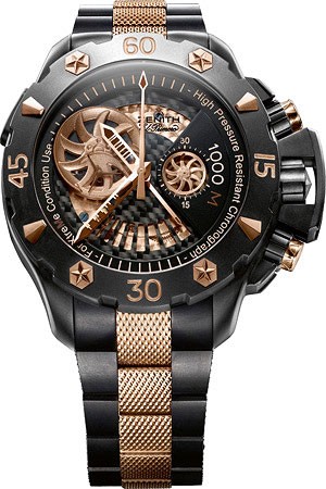 Zenith Defy Xtreme Open (RG-Black Ti / Black / RG-Black Ti) 96.0528.4021/21.M528