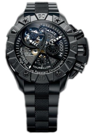 Zenith Defy Xtreme Tourbillon Black (Black Titanium/Black/Bracelet) 96.0527.4035/27.M529