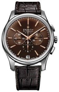 Zenith El Primero Captain Chronograph ( SS / Bronze /Leather) 03.2110.400/75.C498