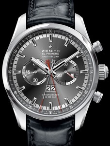 Zenith El Primero Rattrapante Chronograph (SS /Black/Leather) 03.2050.4026/91.C630