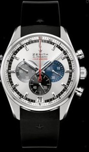 Zenith El Primero Striking 10th Chronograph ( SS / Silver /Rubber) 03.2041.4052/69.R530