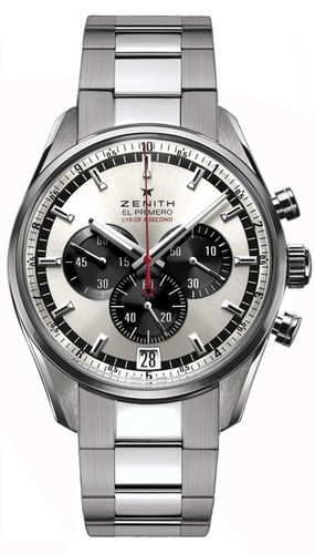 Zenith El Primero Striking 10th (SS / Silver-Anthracite / SS Bracelet) 03.2043.4052/01.M2040