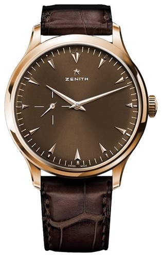 Zenith Elite Ultra Thin (RG / Brown / Leather) 18.2011.681/75.C498