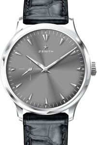 Zenith Elite Ultra Thin (WG / Grey / Leather) 65.2010.681/91.C493