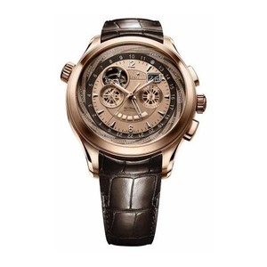 Zenith Grande Class Open Traveller Multicity (RG / Gold / Leather) 18.0520.4037/71.C491