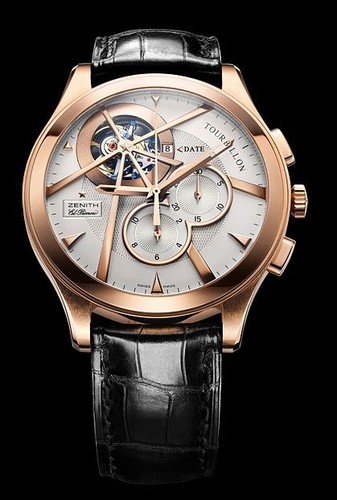 Zenith Grande Class Tourbillon (RG / Silver / Leather) 18.0520.4035/02.C492