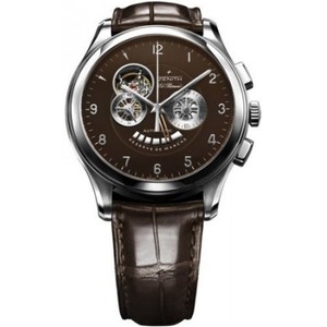 Zenith Grande Class XXT Open (SS / Brown / Brown Leather) 03.0520.4021/75.c491
