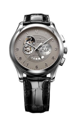 Zenith Grande Class XXT Open (Steel / Grey / Leather) 03.0520.4021/73.C492