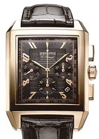Zenith Grande Port Royal El Primero (RG / Black / Leather) 18.0550.400/21.c503