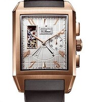 Zenith Grande Port Royal Open (RG / Silver / Rubber) 18.0550.4021/21.C647