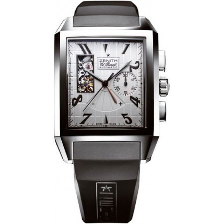 Zenith Grande Port Royal Open (SS / Grey / Rubber) 03.0550.4021/76.R512