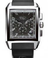 Zenith Grande Port Royal (SS / Black / Rubber) 03.0550.400/22.R512
