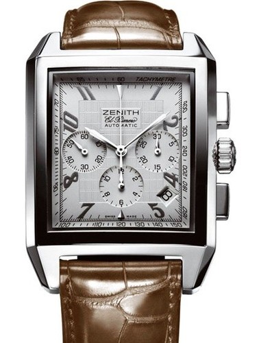 Zenith Grande Port Royal (SS / Silver / Leather) 03.0550.400/02.C507