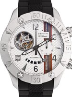 Zenith Port Royal Open Anniversary (SS/Silver Guilloche/Leather) 03.0526.4021/69.R642