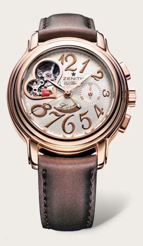 Zenith Star Open Heart (RG/White/Hazelnut Satin) 18.1230.4021/01.C588