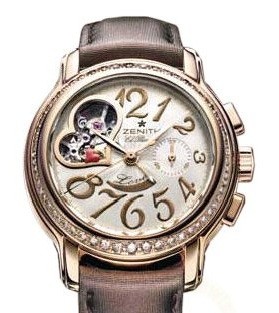 Zenith Star Open Heart (YG/White/Beige Satin) 35.1230.4021/41.C587