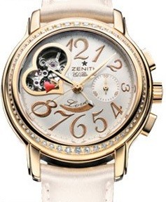 Zenith Star Open Love (YG-Diamonds / White / Leather) 23.1230.4021/41.C587