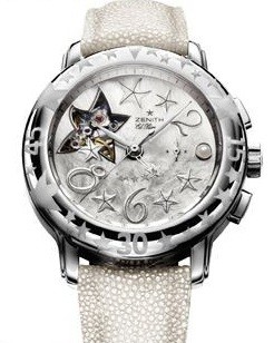 Zenith Star Sea Open (Steel / White / Leather) 03.1233.4021/85.C632