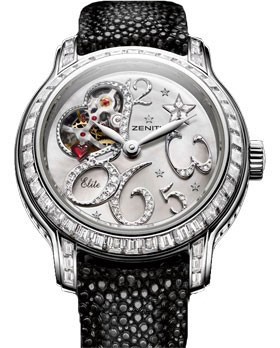 Zenith Starissime Baby Star Open Love (WG-Diamonds / MOP / Leather) 45.1222.68/94.C640
