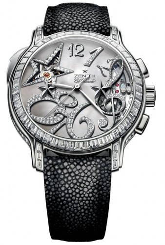Zenith Starissime Open Repetition Minute (WG-Diamonds/MOP-Diamonds/Black Galuchat) 45.0242.4043/80.C640
