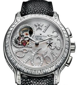 Zenith Starissime Star Open Love (WG-Diamonds / MOP / Leather) 45.1232.4021/80.C602