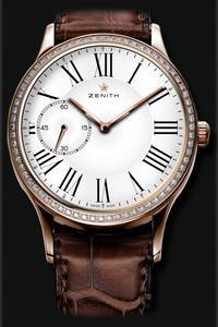 Zenith Ultra Thin Lady Automatique (RG- Diamonds / White / Leather) 22.1025.680/11.C674