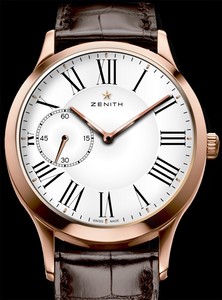 Zenith Ultra Thin Lady Automatique (RG / White / Leather) 18.1025.680/11.C674