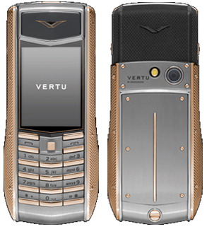 Vertu Ascent Ti Knurled Red Gold